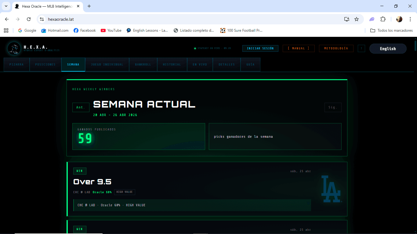 HEXA Oracle — MLB Intelligence Platform
