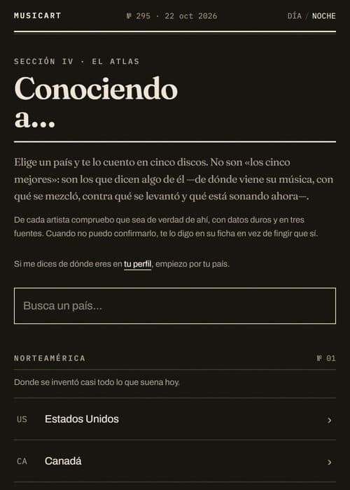 MUSICART — ATLAS