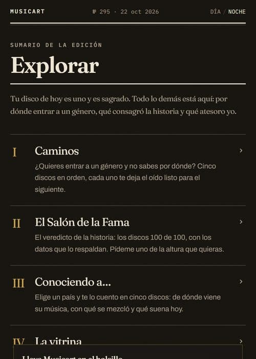 MUSICART — EXPLORE